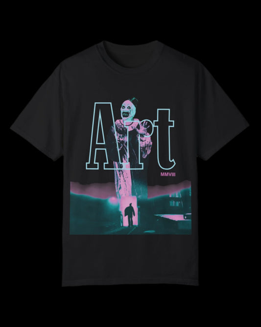 Art The Clown Terrifier x Neon Series Shirt