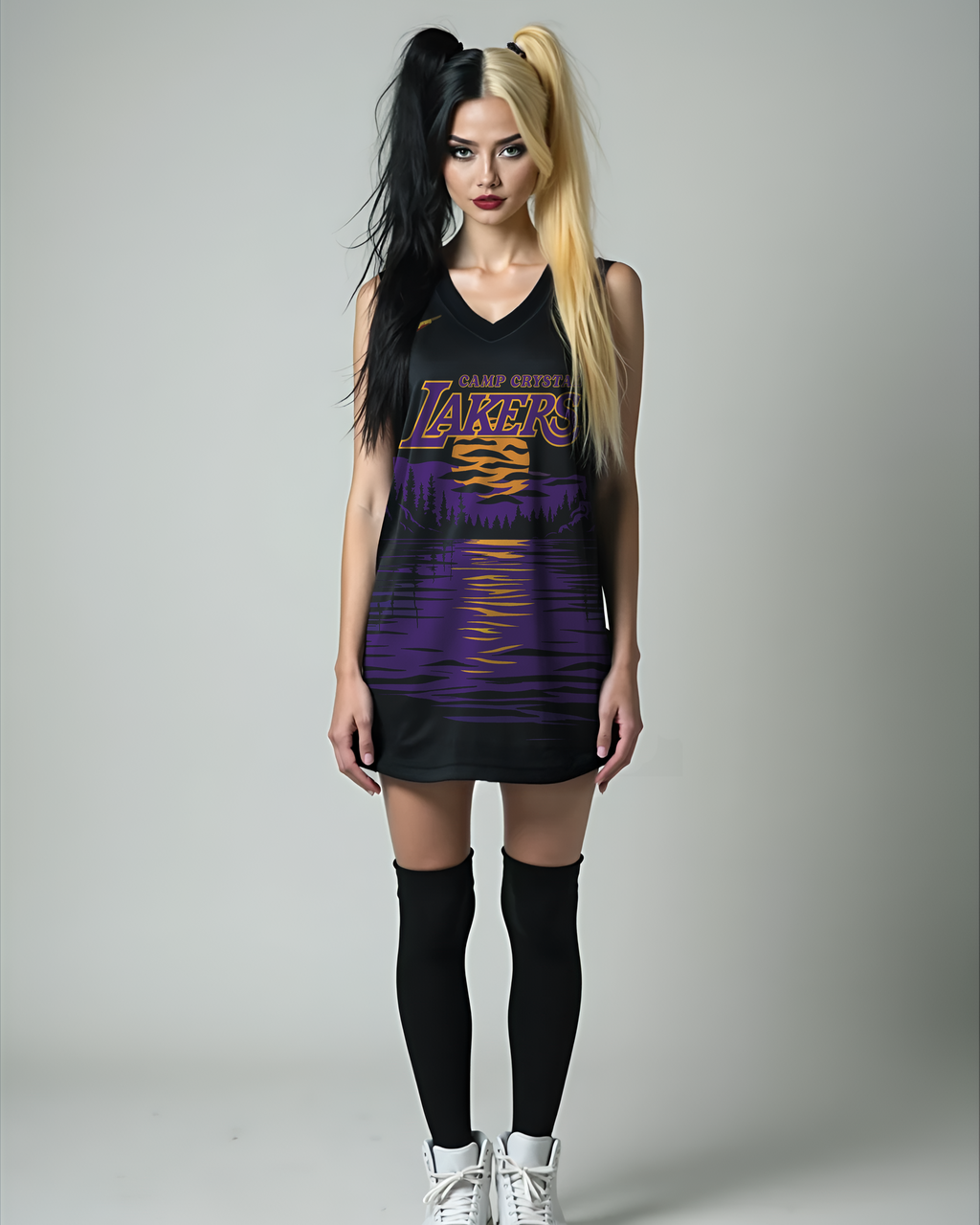Camp Crystal Lakers Basketball Jersey