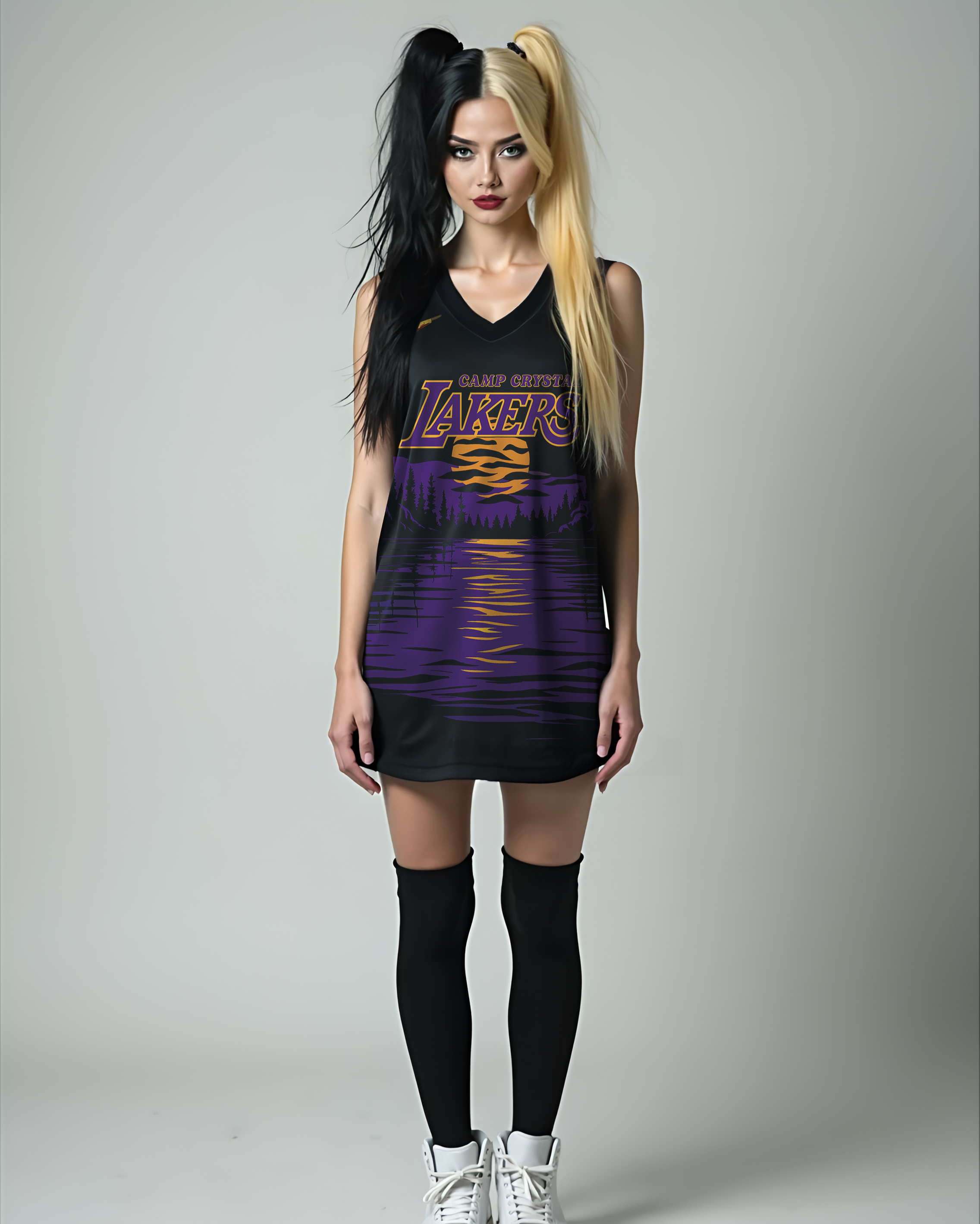 Camp Crystal Lakers Basketball Jersey